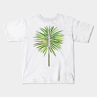 fan palm green Kids T-Shirt